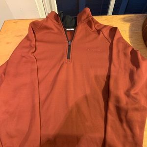 Columbia Quarter zip Burnt Orange - Large